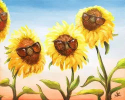 Sun Loving Sunflowers