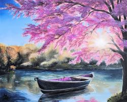 Spring Blossom Boat